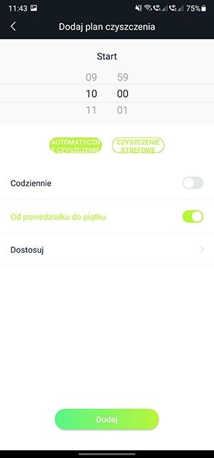 aplikacja do odkurzacza Kiano - Laser Robot 3