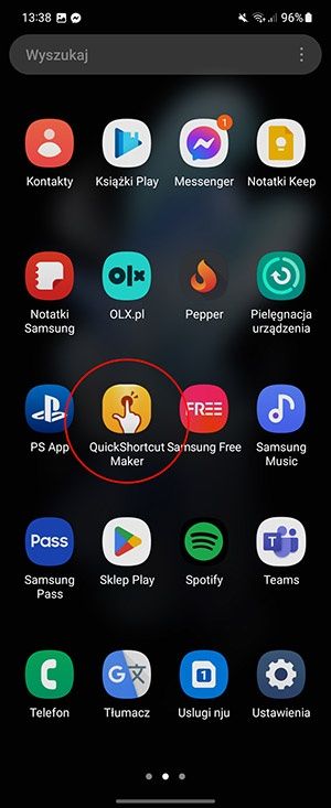 Usuwanie aplikacji z telefonu Samsung