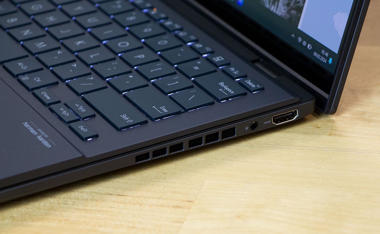 ASUS Zenbook 14 Duo OLED UX8406 - złącza z prawej