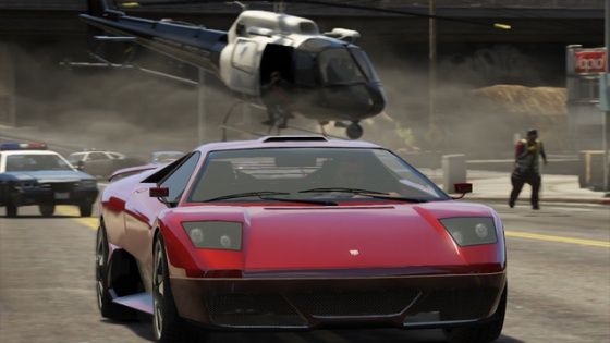 GTA 5 gra samoch&oacute;d pościg