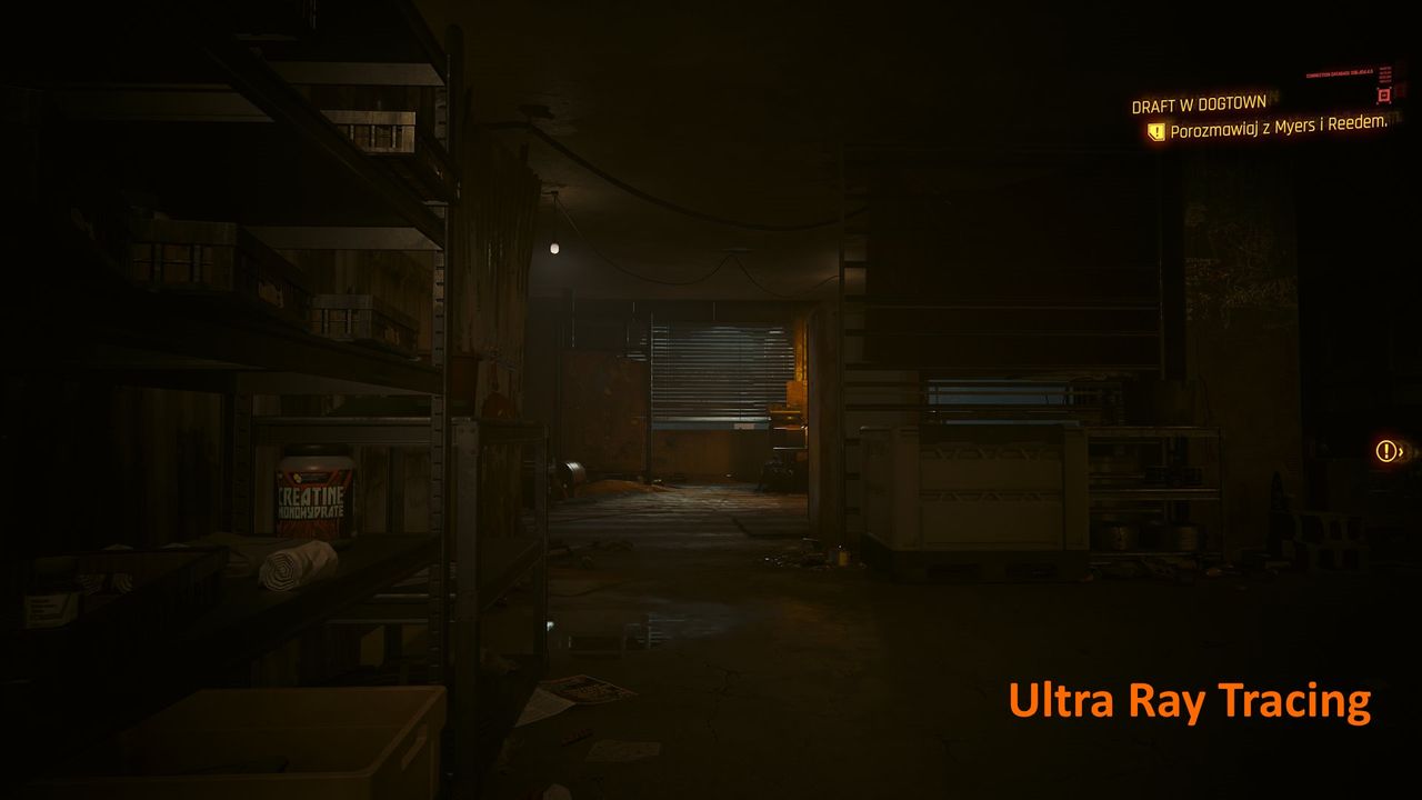 Cyberpunk 2077 2.0 - porównanie nr 3 - Ultra Ray Tracing