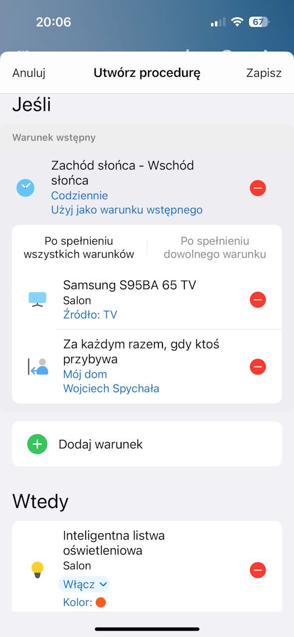 Samsung SmartThings - konfiguracja aplikacji