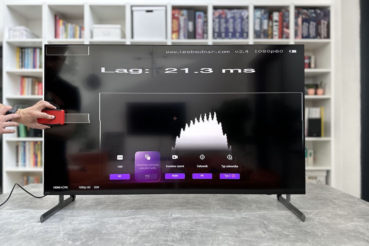 Sony KD-55X85L - input lag w trybie gry