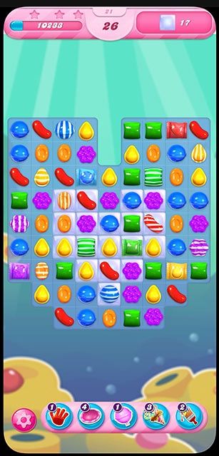 Candy Crush Saga - screen z gry