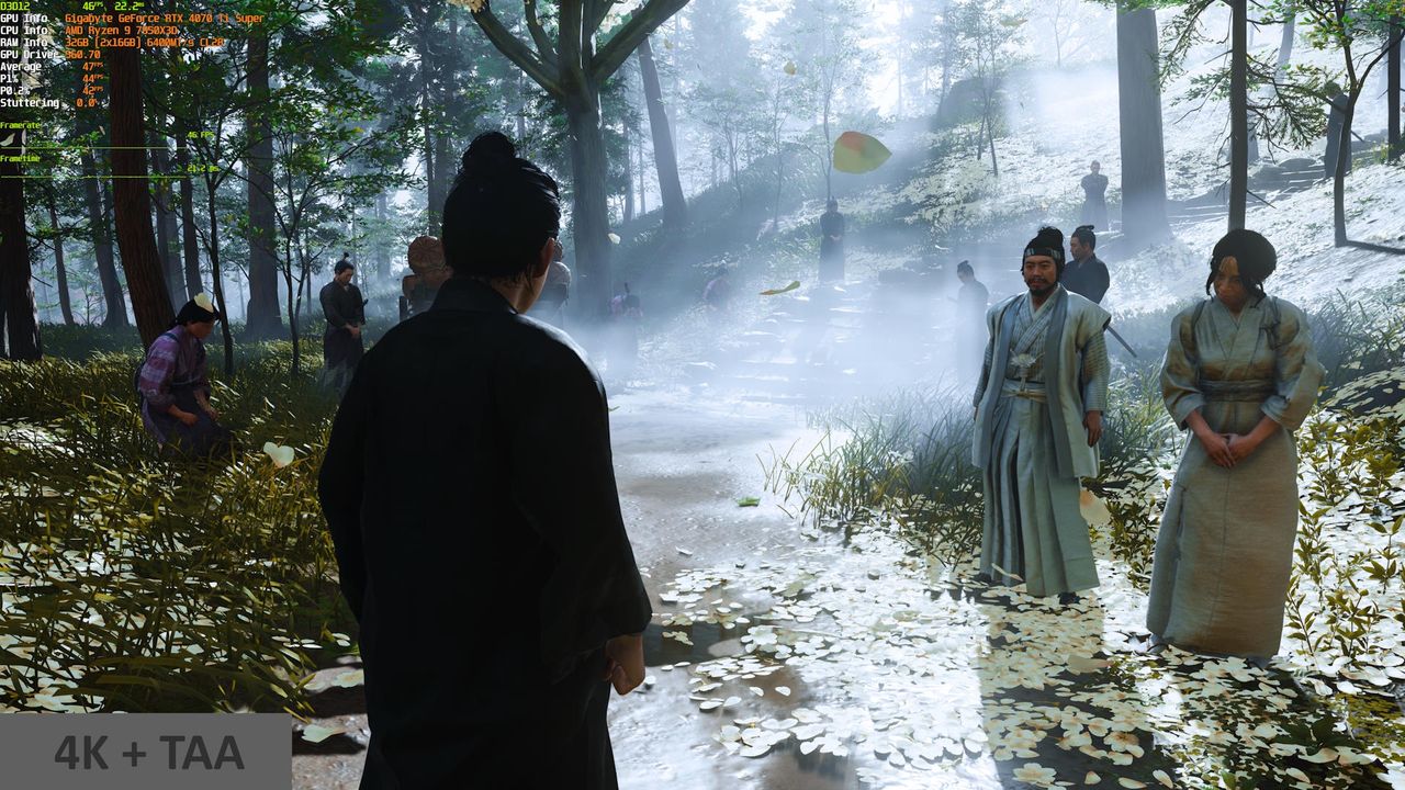 Ghost of Tsushima - porownanie 1 - UHD