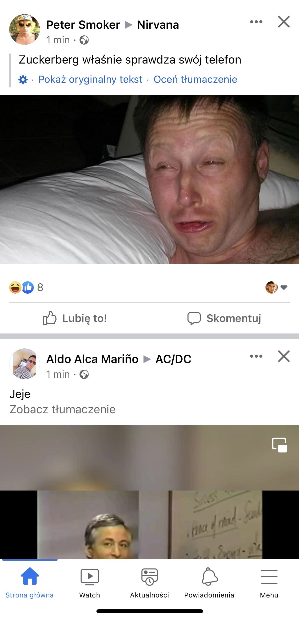 Facebook awaria