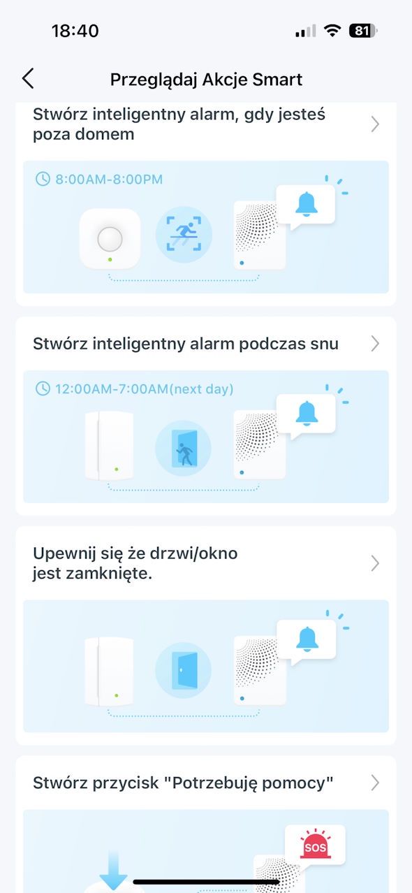 TP-Link Tapo Smart - konfiguracja H100 - 6