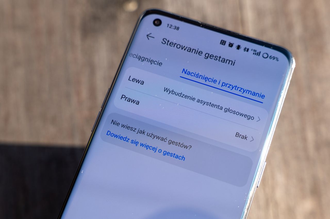 Huawei FreeClip 2 - ustawienia gestów