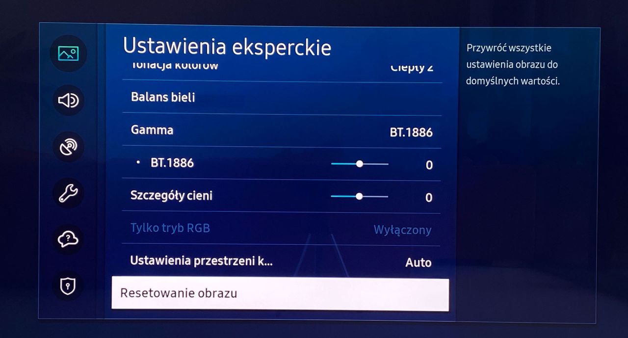 Samsung Neo QLED QN900A 75 - ustawienia obrazu 3