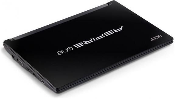 acer aspire one 522 - widok na złącza i obudowę