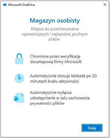 Microsoft 365 - magazyn osobisty