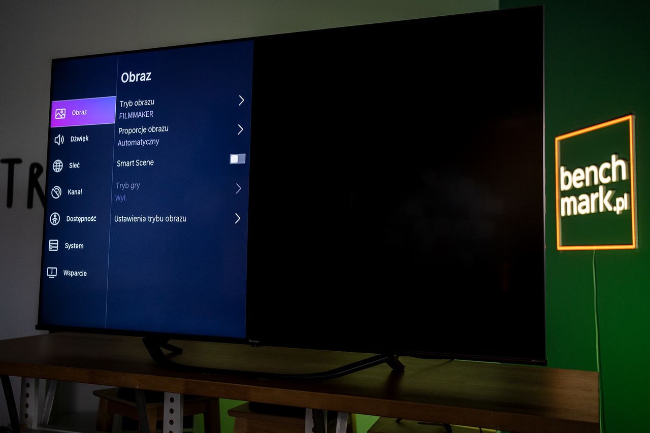 Hisense 65U7HQ - ustawienia obrazu 1