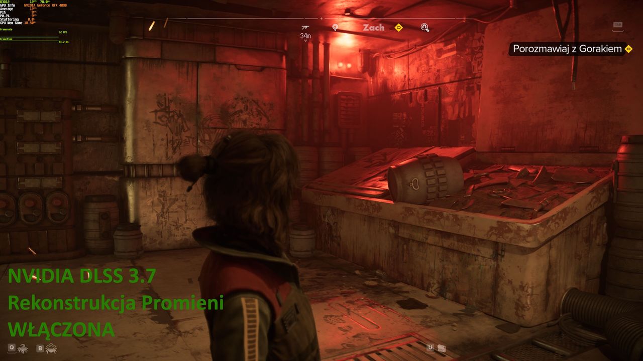 Star Wars Outlaws (PC) - porównanie ustawień odszumiania 3 - DLSS RR ON
