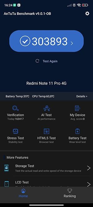 Redmi Note 11 Pro Antutu 9