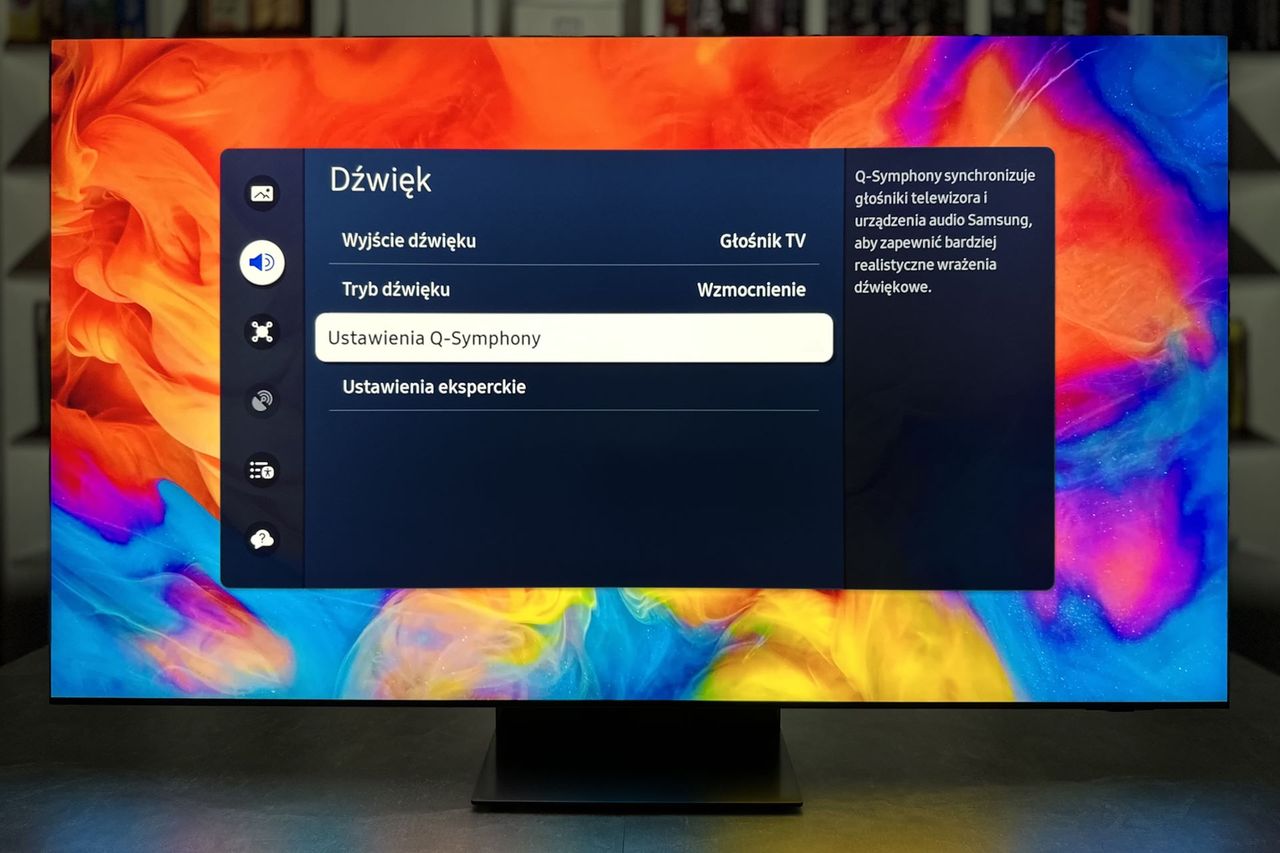 Samsung Excellence Line 8K QN900D - menu dźwieku