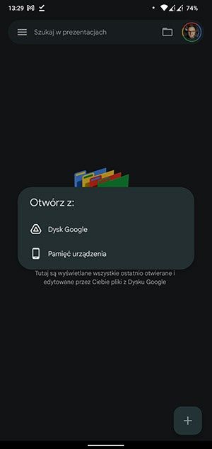Edycja prezentacji PowerPoint na telefonie