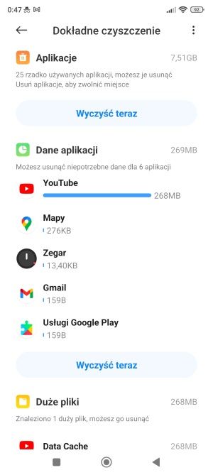 Android aplikacja Sprzątacz