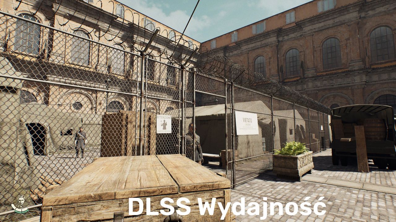 Indiana Jones i Wielki Krąg - Porownanie upscalingu - DLSS Wydajność
