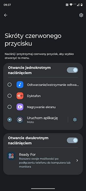 Motorola ThinkPhone - funkcje systemowe