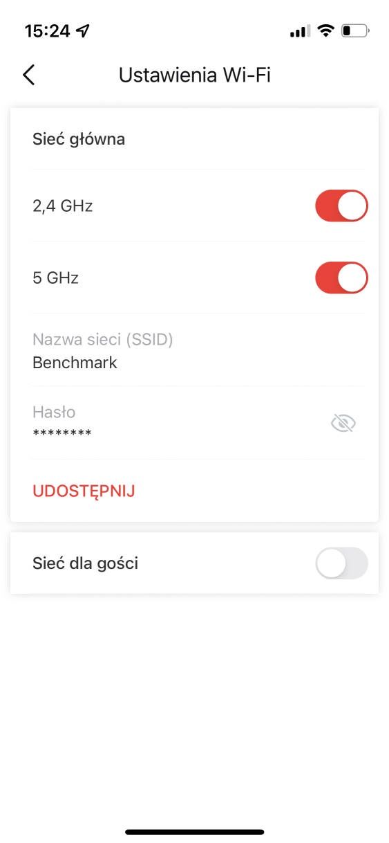 Mercusys Halo H50G - Ustawienia aplikacji 3/5