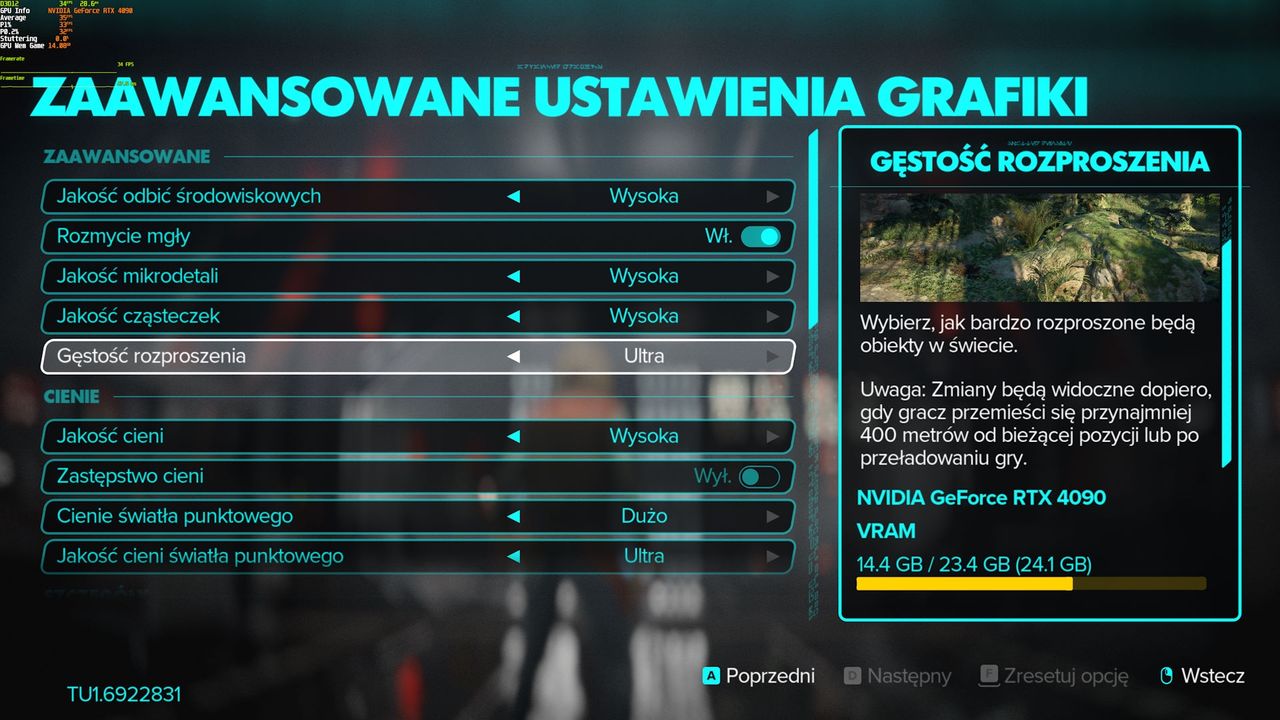Star Wars Outlaws (PC) - ustawienia grafiki 1