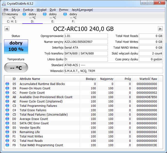 Obiekt doświadczeń – trzy nowiutkie dyski OCZ ARC 100 240GB