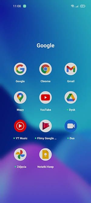 aplikacje Google