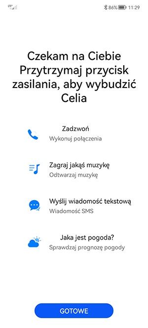 asystentka głosowa Huawei Celia
