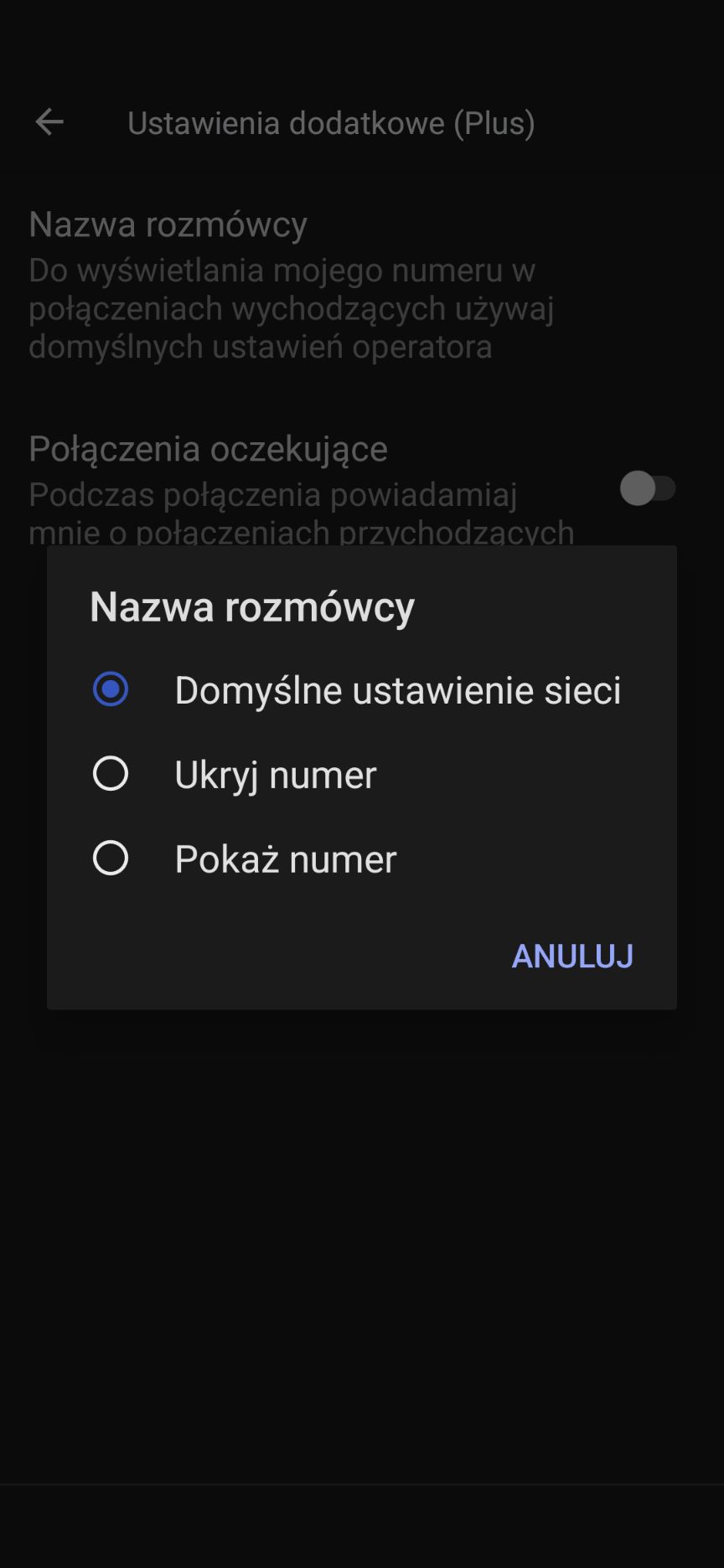 Jak ustawić numer prywatny
