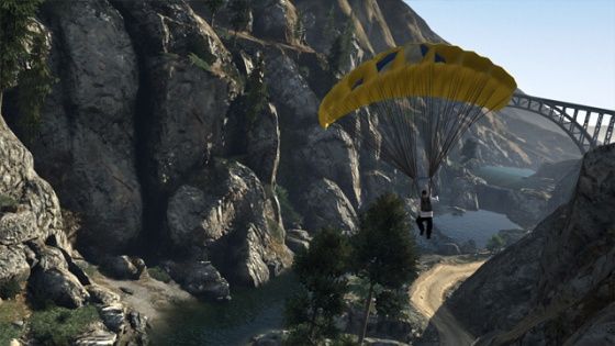 GTA 5 gra spadochron