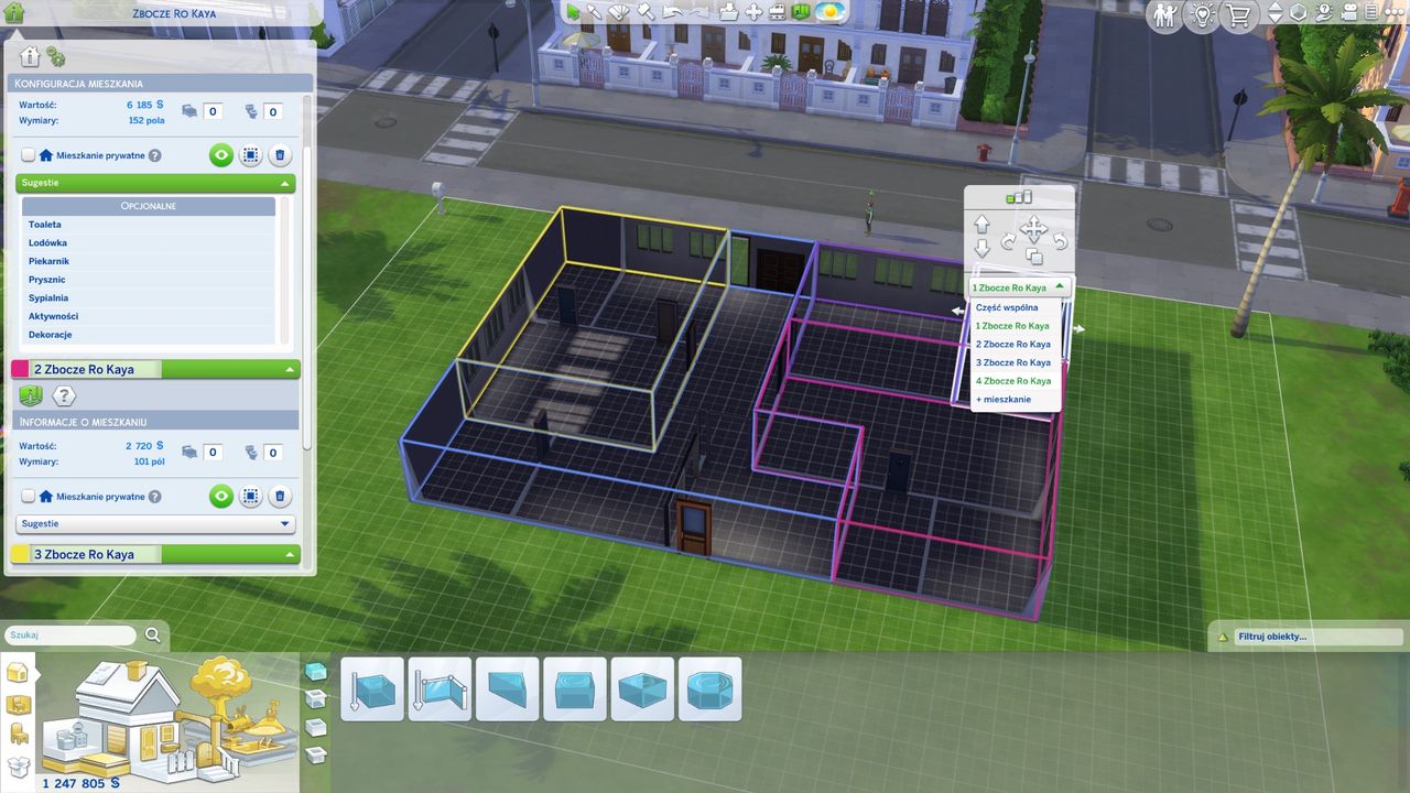 The Sims 4: Do wynajęcia - konfiguracja mieszkania