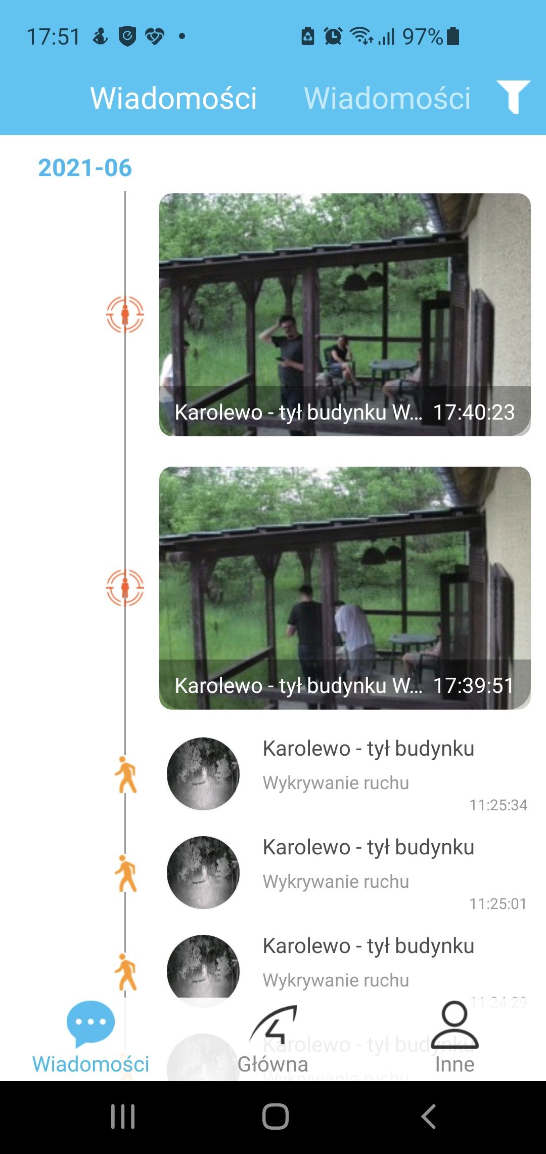 Orllo - przegląd alarmów