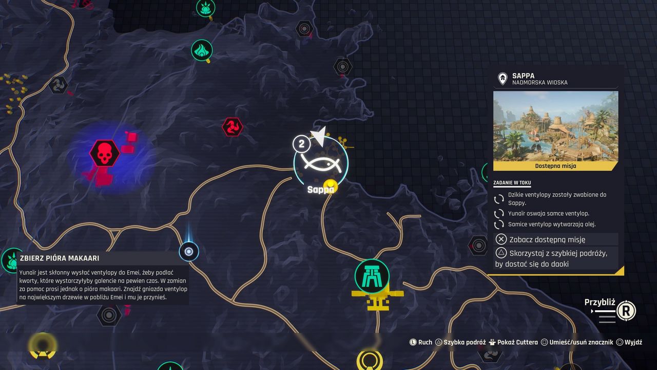 Outcast: A New Beginning - mapa świata