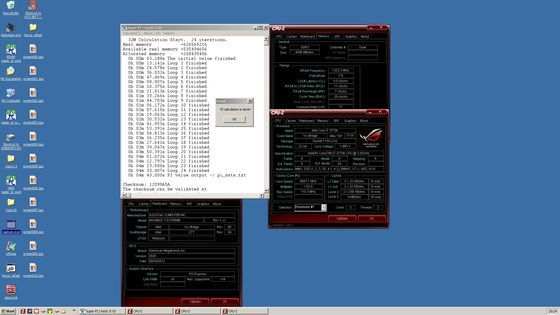 Intel core i7 3770K podkręcanie ASUS ROG SuperPi 32M 4,43 rekord zrzut ekranu