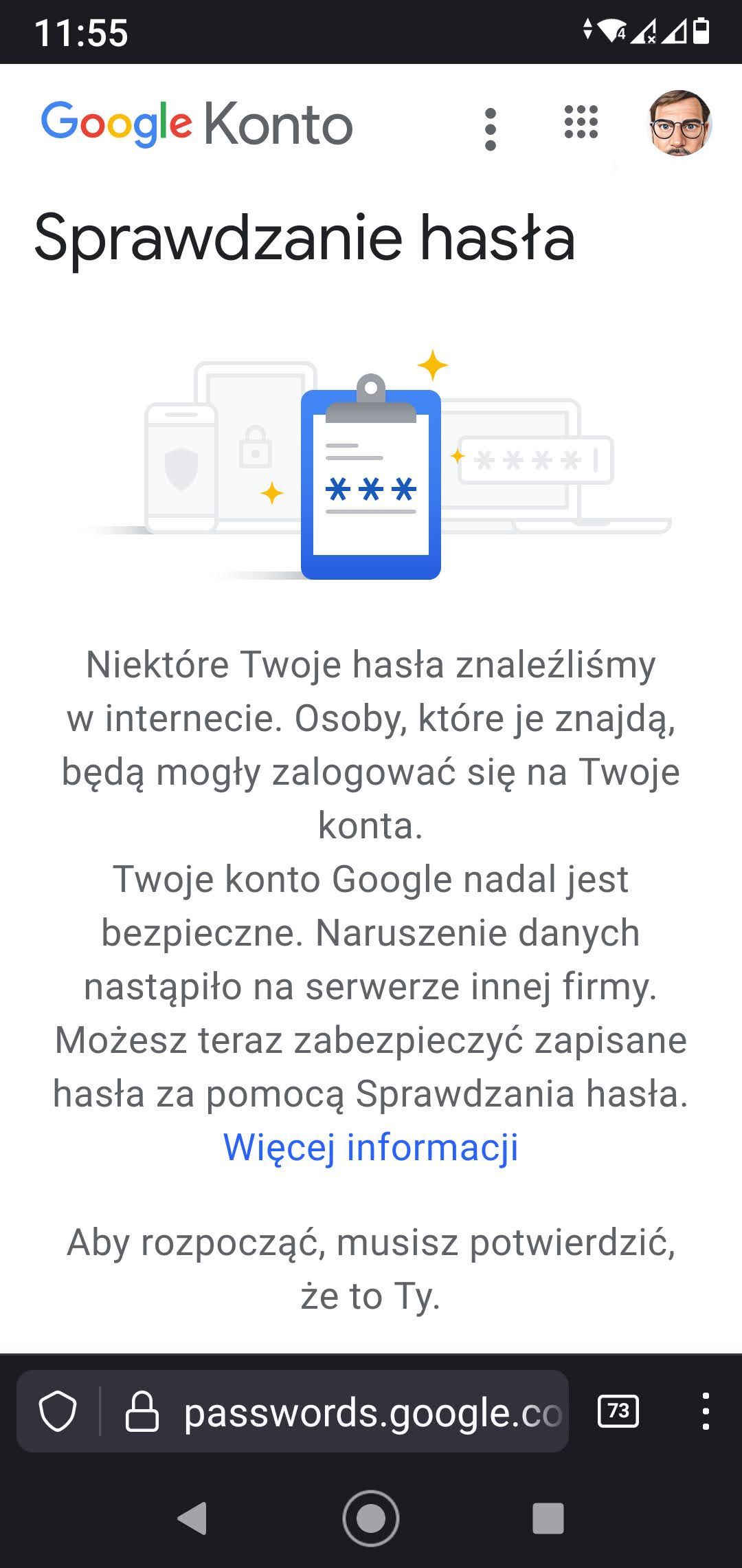 Krytyczny alert bezpieczeństwa Google