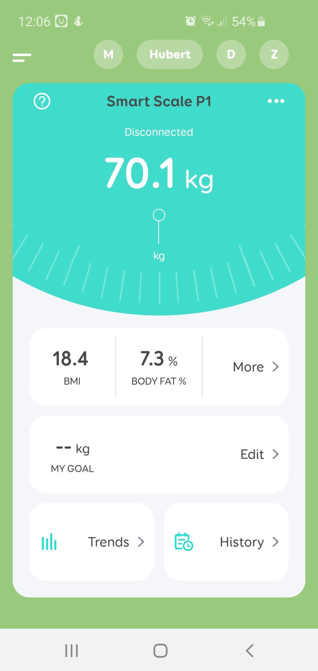 EUFY Smart Scale P1 - waga członka rodziny