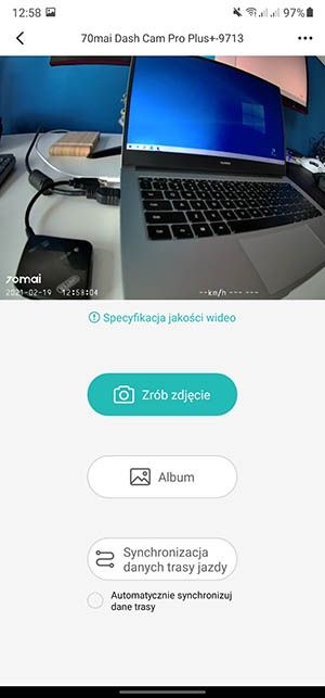 aplikacja na telefon 70mai 1