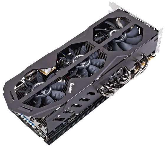 Colorful GTX680 iGame Kudan karta graficzna bok ciepłowody zdjęcie cheatpipes