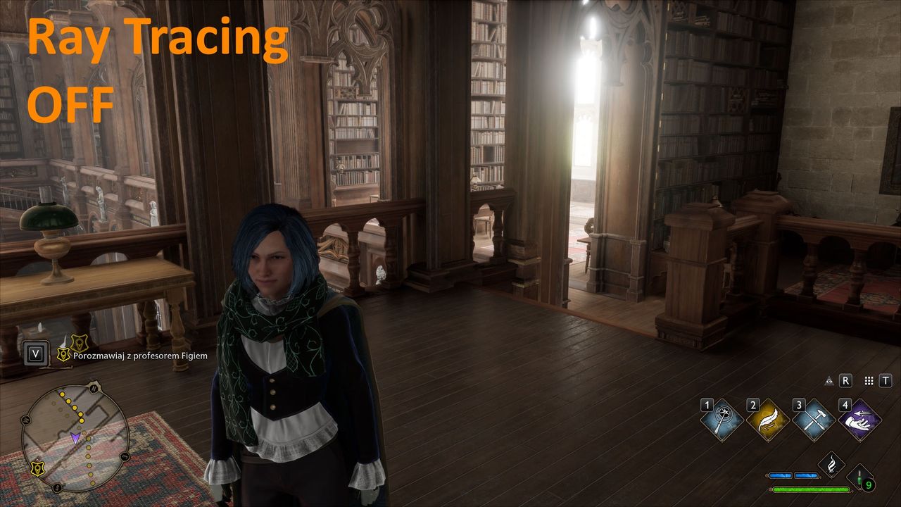 Hogwarts Legacy - ustawienia  niskie