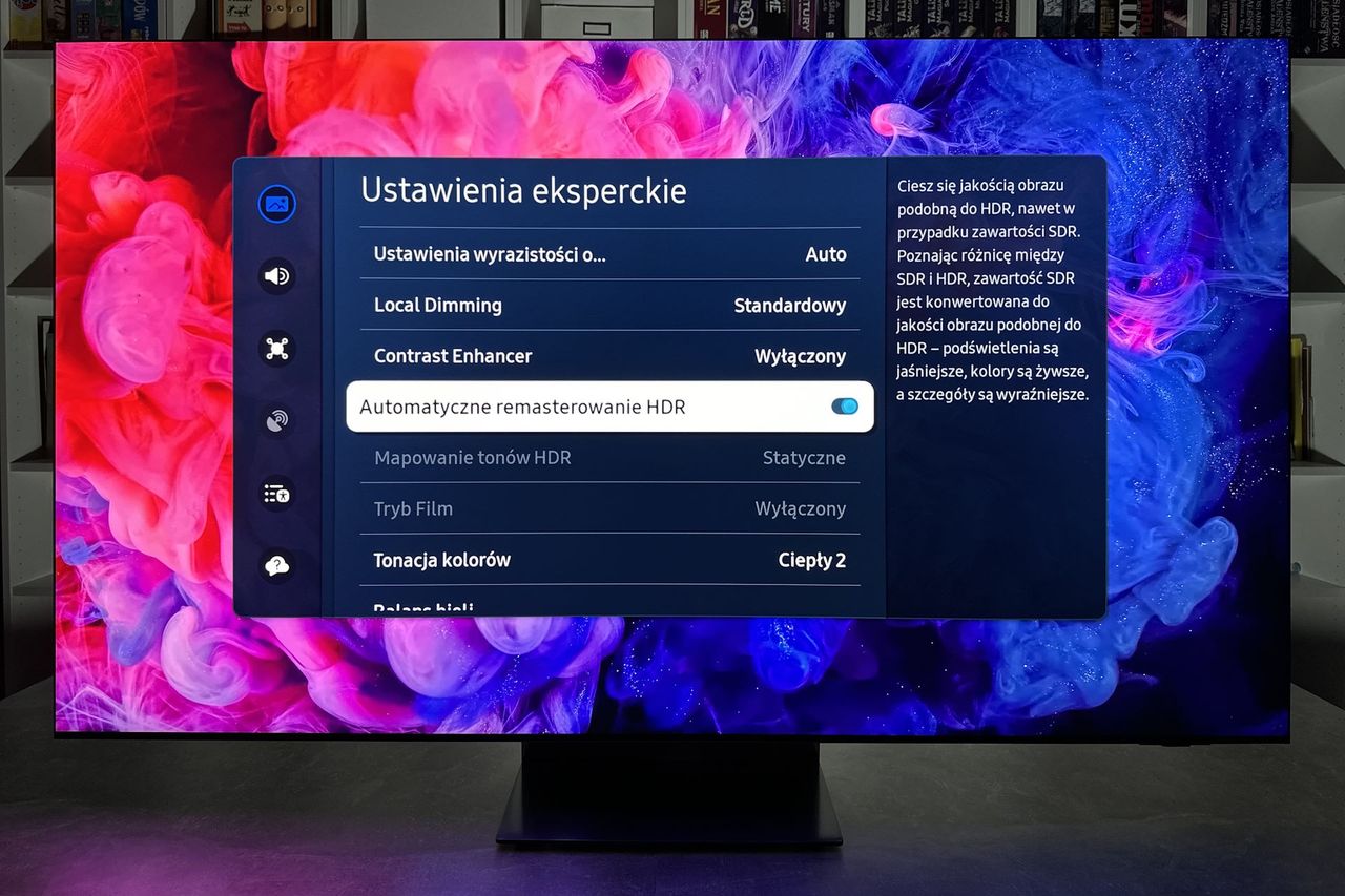 Samsung Excellence Line 8K QN900D - pełne ustawienia