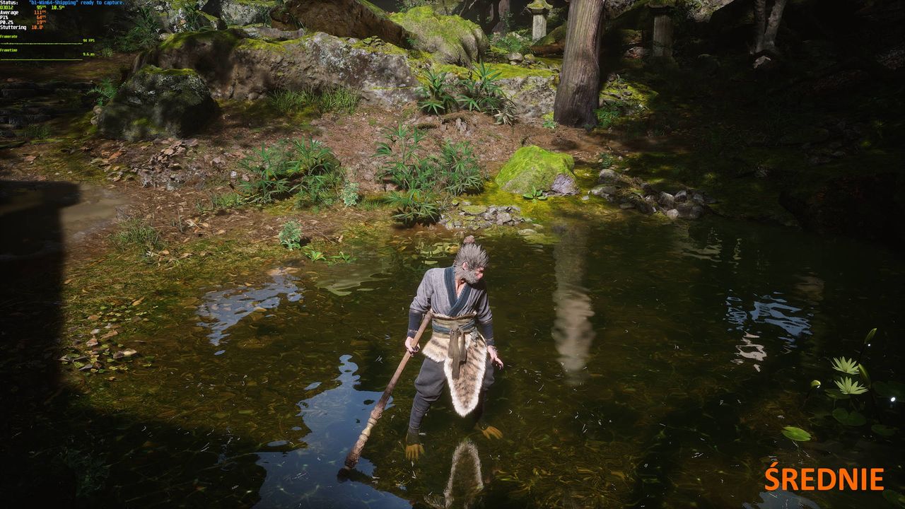 Black Myth Wukong - porównanie 2 - ustawienia średnie