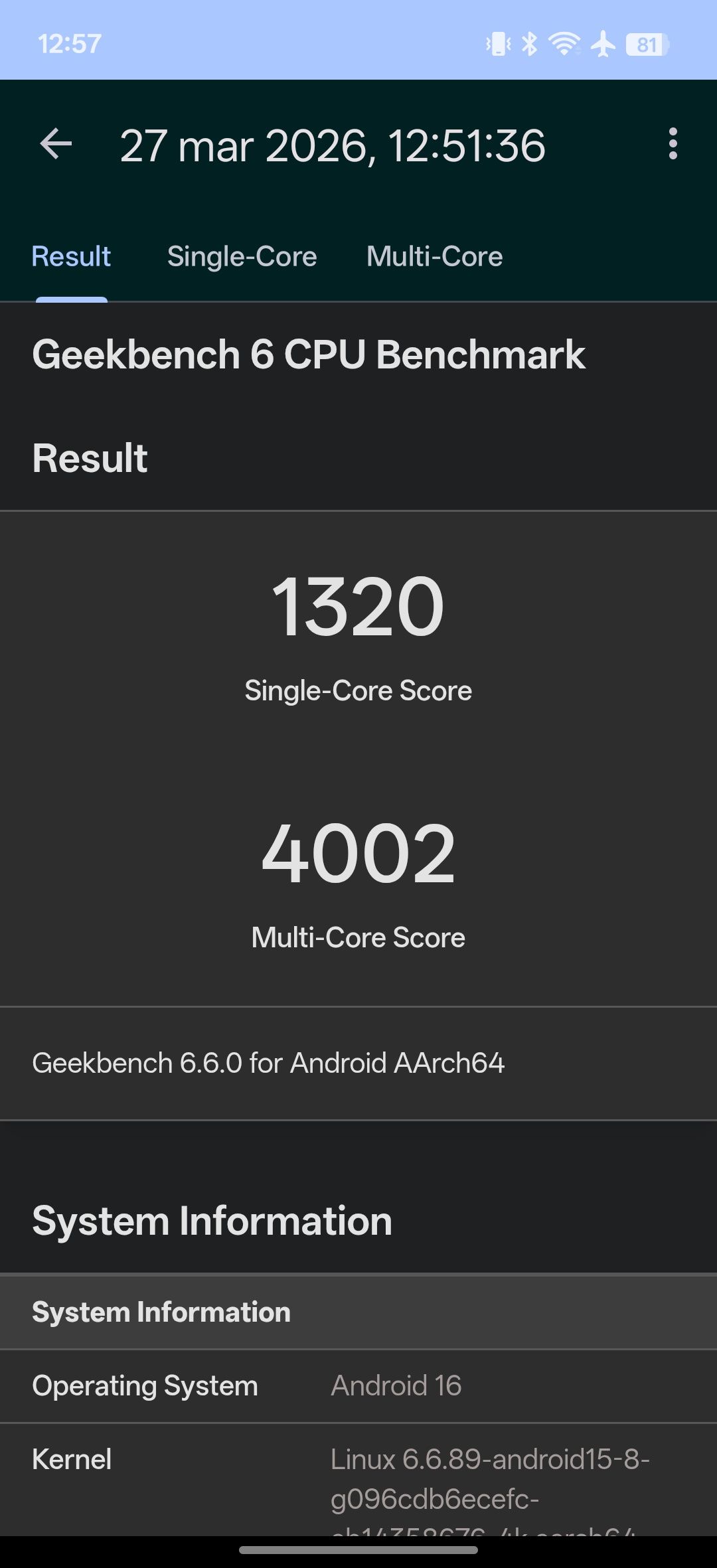 realme 16 Pro+ w benchmarkach