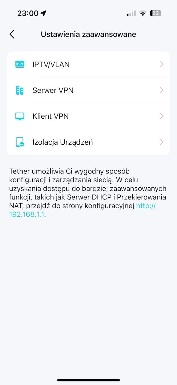 TP-Link Archer BE800 - ustawienia zaawansowane  3