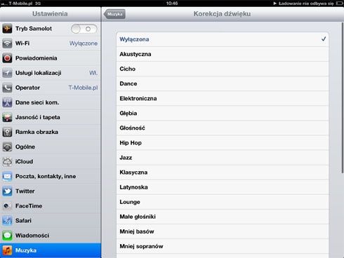The New iPad - odtwarzacz audio