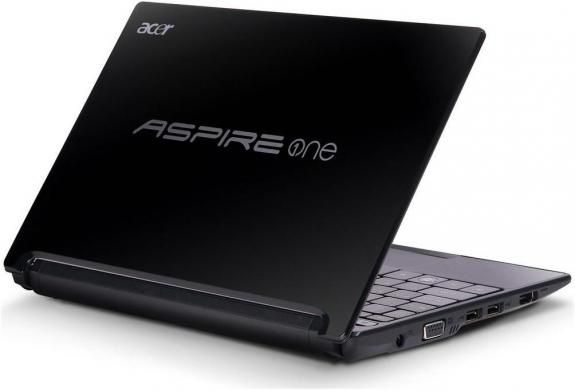 acer aspire one 522 - widok z tyłu na obudowę