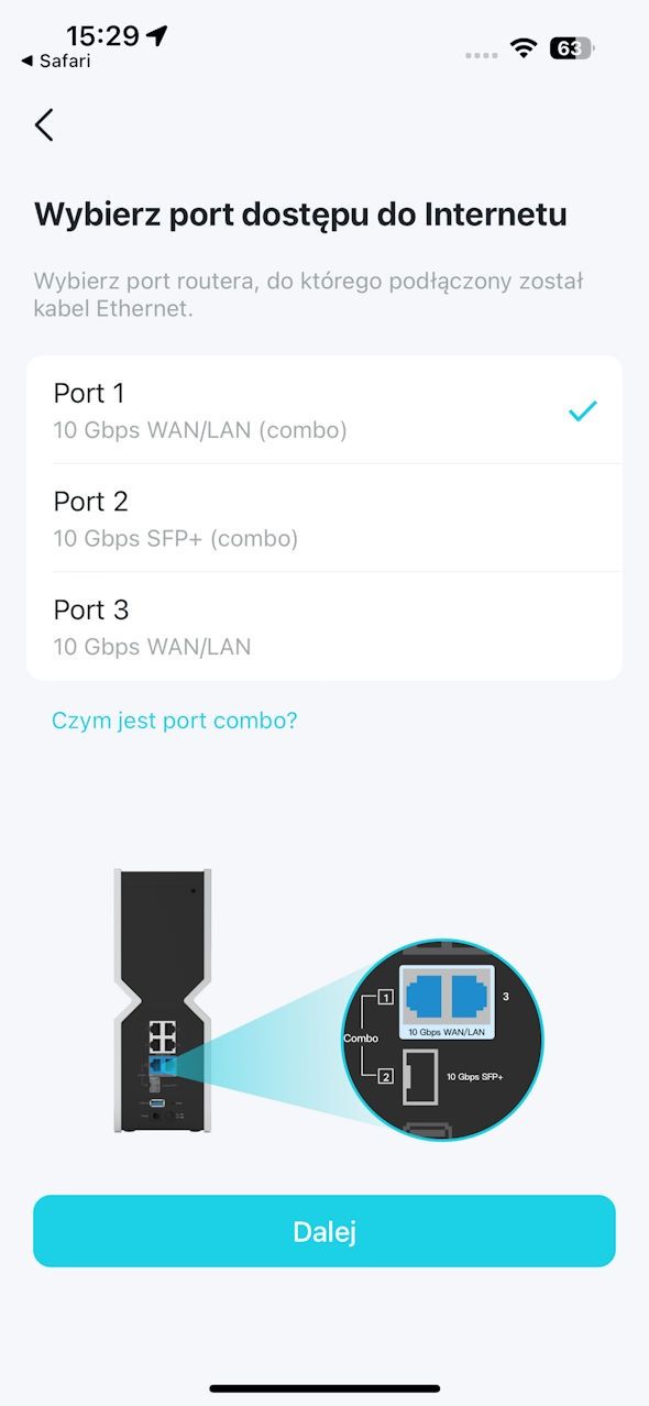 TP-Link Archer BE800 - konfiguracja 1