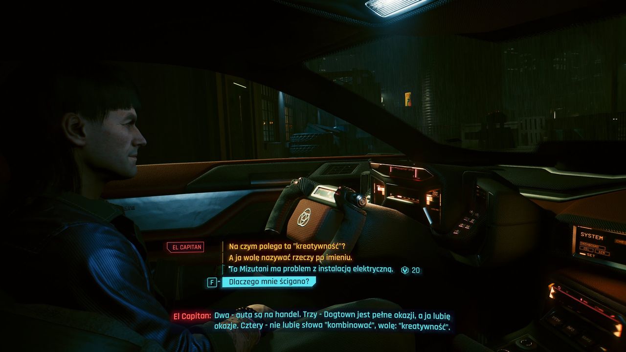 Cyberpunk 2077 2.0 - porównanie nr 1 - Path Tracing
