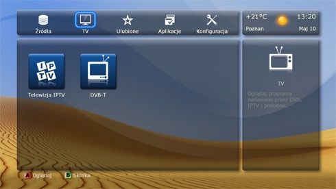 Dune HD Duo - interfejs urządzenia