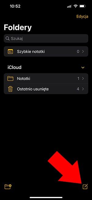 Utwórz nową notatkę