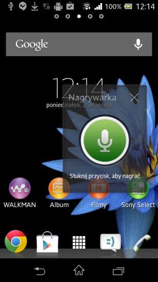 Sony Xperia M aplikacje